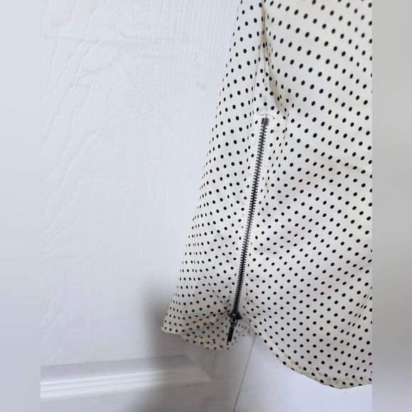 MAURICES Women's Small Women's Size Small Cream & Black Polka Dot Tank Top - Picture 2 of 3